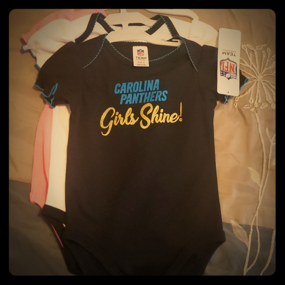 NFL Panthers onesies